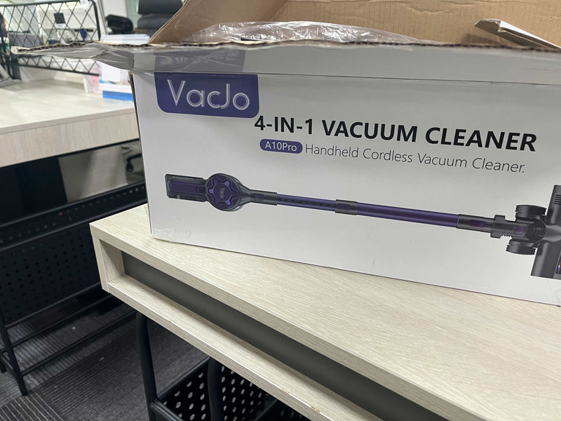 Vacjo Cordless Vacuum, Stick Cordless Vacuum Cleaner with 2200mAh Powerful Lithium Batteries, Up to 30 Mins Runtime Handheld Vacuum Cleaner, 4 in 1 Lightweight Quiet Vacuum Cleaner Perfect for Hardwood